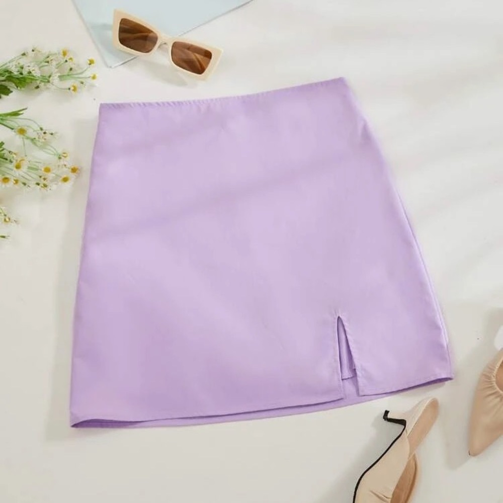Lavender Mini Skirt